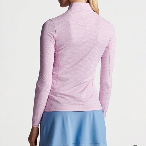 Peter Millar Women’s Golf Sun Protection Long Sleeve Shirt Pink Large - Picture 11 of 11